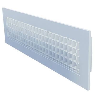 A770 (RAL) - Grille à résille fixe en aluminium