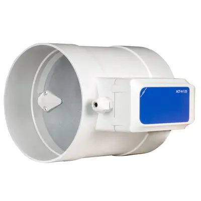 Circular motorised damper