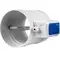 Circular motorised damper