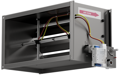 Rectangular measuring and control station