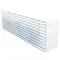 The grille is used for the supply and exhaust of cooled and heated air in comfort installations.