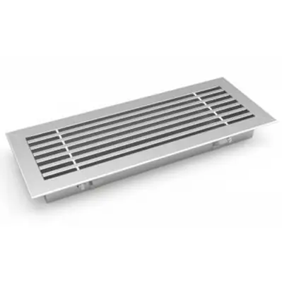 Grada International Floor grille with aluminium bars