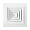 Multidirectional diffuser on panel with removable central core