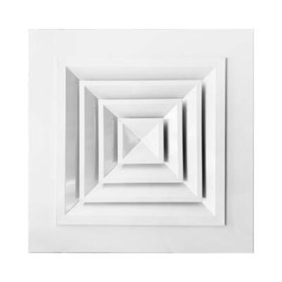 Multidirectional diffuser on panel with removable central core