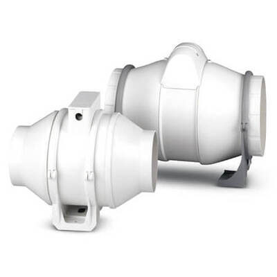 Mixed flow In-line duct fans