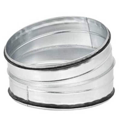 Segmented bend 15° with rubber sealing