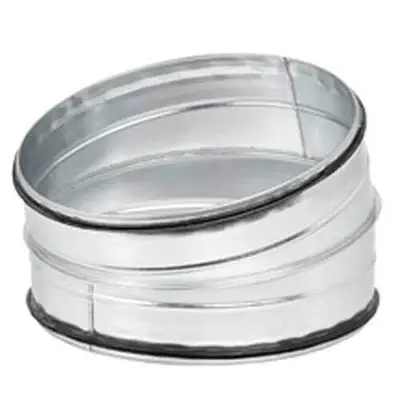 Segmented bend 15° with rubber sealing