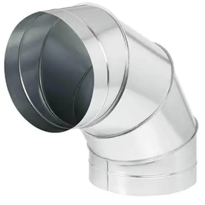 Segmented bend 90° with rubber sealing