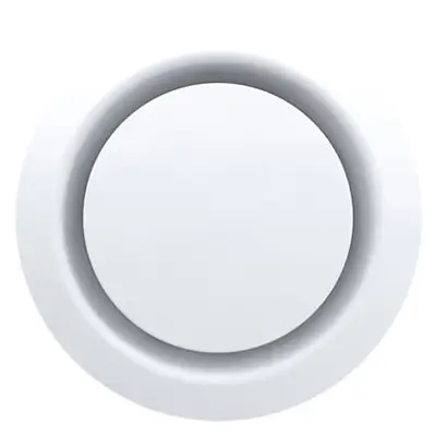 White plastic adjustable valve