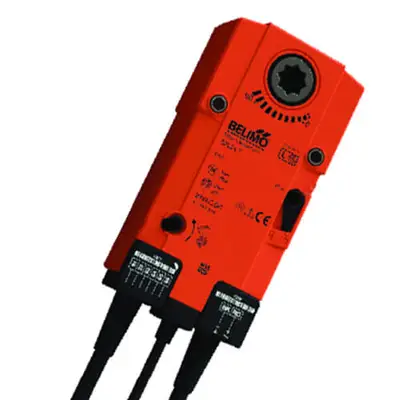 The spring return actuator BFL(T) is specially designed to remotely control fire dampers.