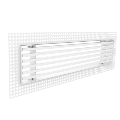 Stucco aluminium/steel bar grill for wall mounting