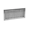Steel supply grille with adjustable blades, 20 mm pitch