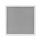 Perforated panel diffuser with frame