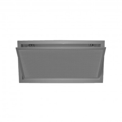 Perforated face grille with filter