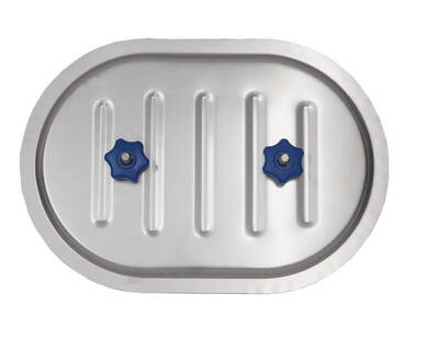 Access doors for spiral ducts