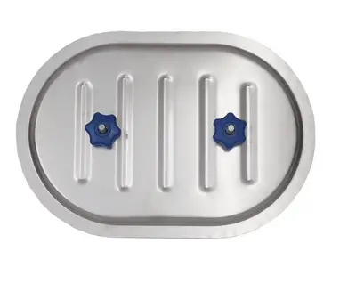 Access doors for spiral ducts