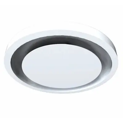 Round steel ceiling diffuser with round air pattern and adjustable core for supp