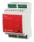 which activates an alarm for leakages of electrically conductive fluids such as water.