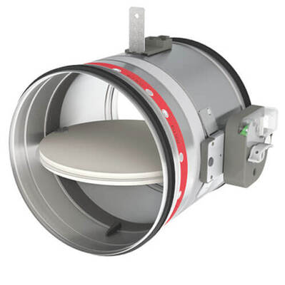 CR120 - Optimised circular fire damper 120'