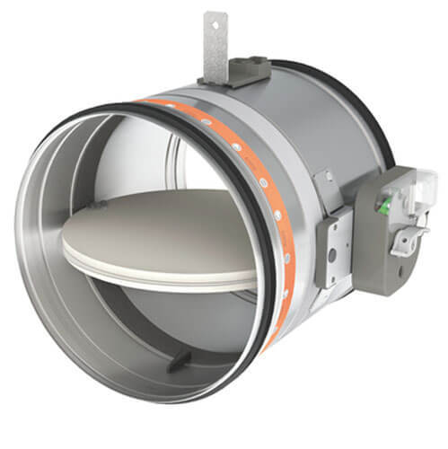 CR60 - Optimised circular fire damper 60-90'