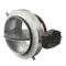 Circular fire damper for surface and remote mounting
