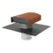 Roof cowl in metal