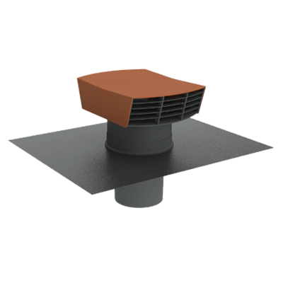 Roof cowl in plastic