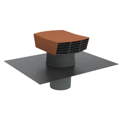 Roof cowl in plastic