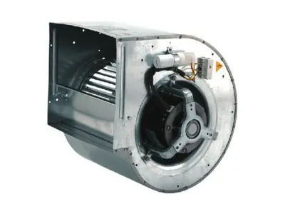 Direct drive double inlet fans