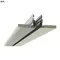 Linear slot diffuser with concealed mounting