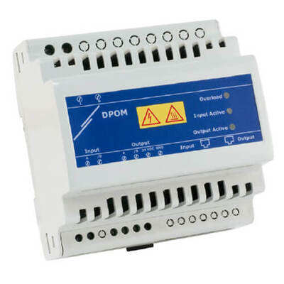 Modbus RTU repeater and power supply - DIN rail mounting