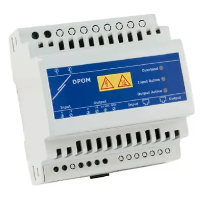 Modbus RTU repeater and power supply - DIN rail mounting
