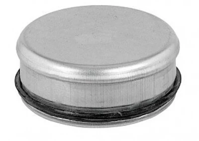 Galvanized steel end cap for accessories.