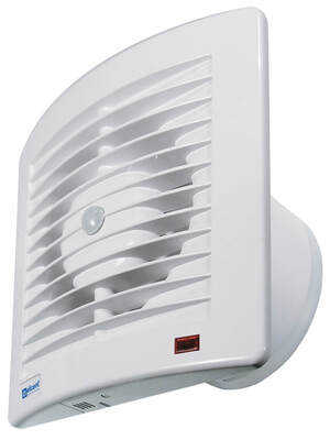 Axial fan with presence detector