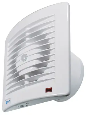 Axial fan with presence detector