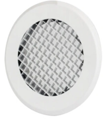 Eggcrate (without gasket) circular louvre