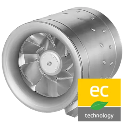 ETALINE tube fan with EC motor