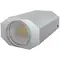Tube fan with silencer