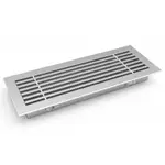 Floor grille with aluminium bars