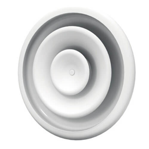 DE100 - Circular diffuser with adjustable air pattern