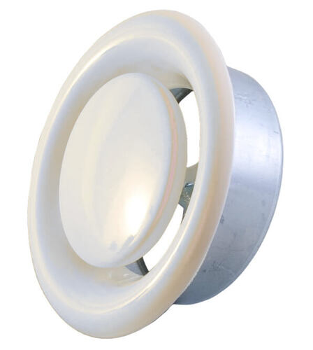 The E-SVF exhaust valve is manufactured from steel sheets and is powder coated f