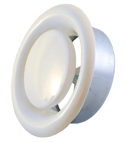 The E-SVF exhaust valve is manufactured from steel sheets and is powder coated f