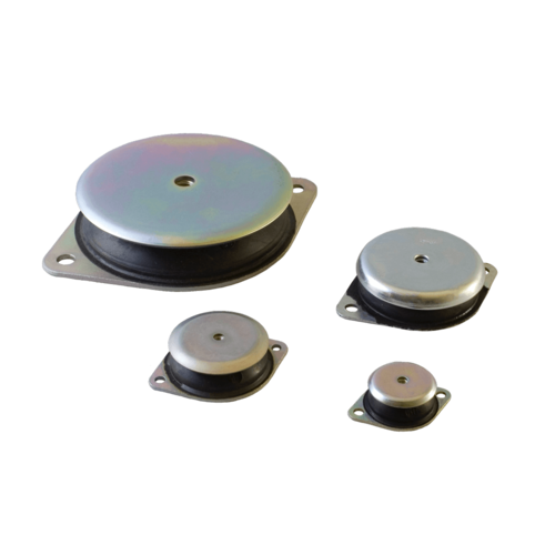 Rubber-metal vibration absorbers