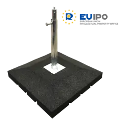 RTBF-33 - Rubber telescopic base foot