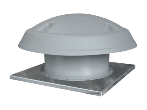 Compact axial roof fans