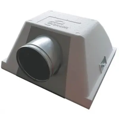 EPS plenum connection set 125mm without damper in connection