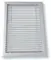 Aluminum grille for smoke evacuation shutter - Anodized