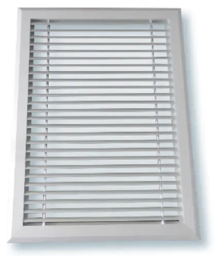 Aluminum grille for smoke evacuation shutter - Anodized