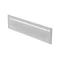 Fixed-blade grille with retractable frame and removable core