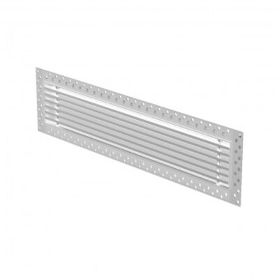 Fixed-blade grille with retractable frame and removable core